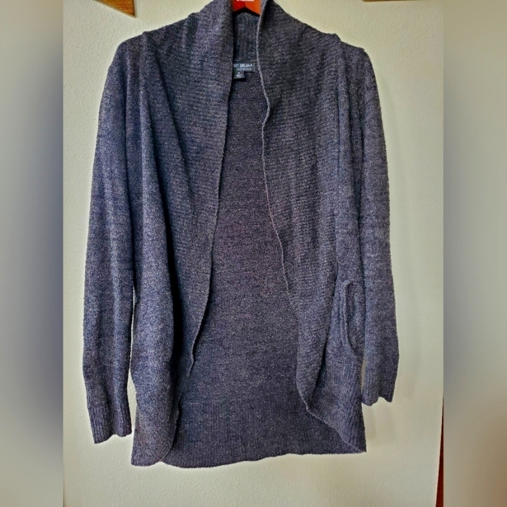 Barefoot Dreams Cozy Chic Lite Cardigan Sweater Womens Size M